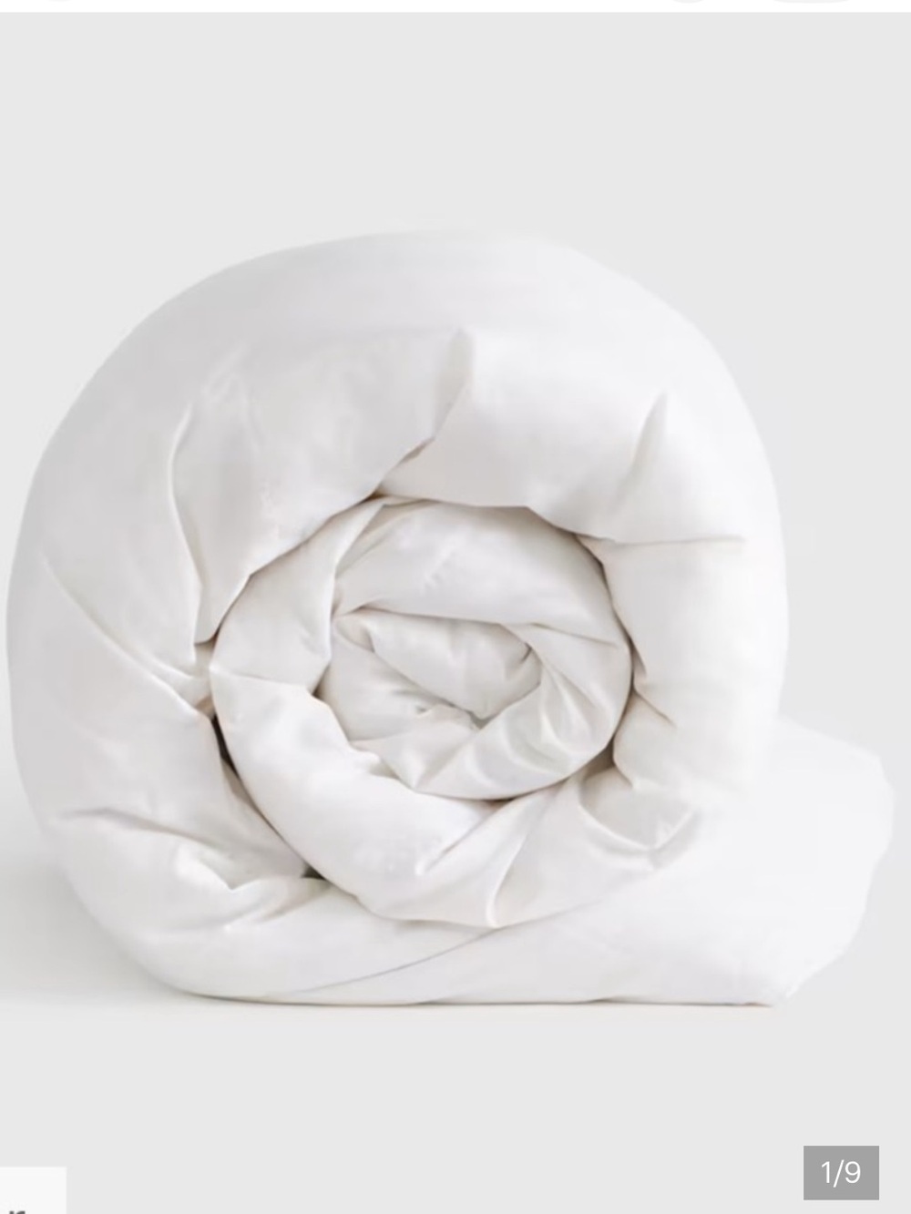 NWT Quince White Premium Down Comforter All Season full/ queen 9929